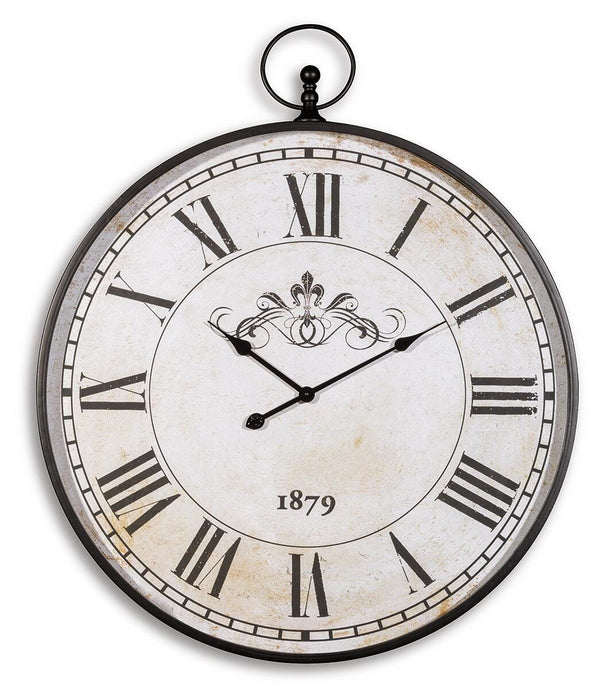 Augustina Wall Clock - US Furniture & Mattress (Waterbury,CT)*
