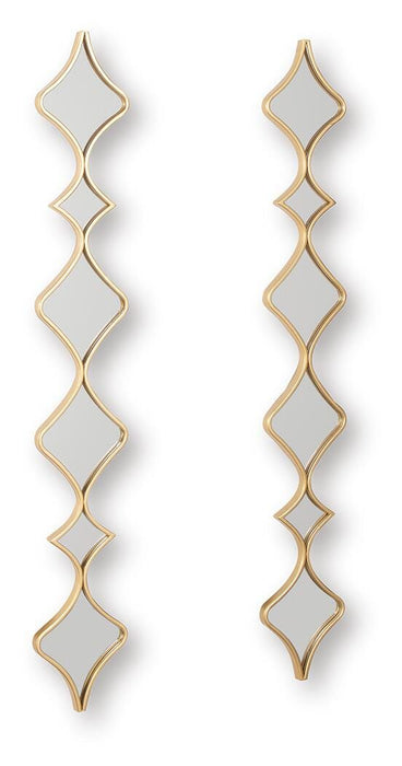 Harriswood Accent Mirror Set (Set of 2) - US Furniture & Mattress (Waterbury,CT)*