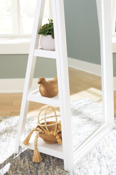 Evesen Floor Standing Mirror/Storage - US Furniture & Mattress (Waterbury,CT)*