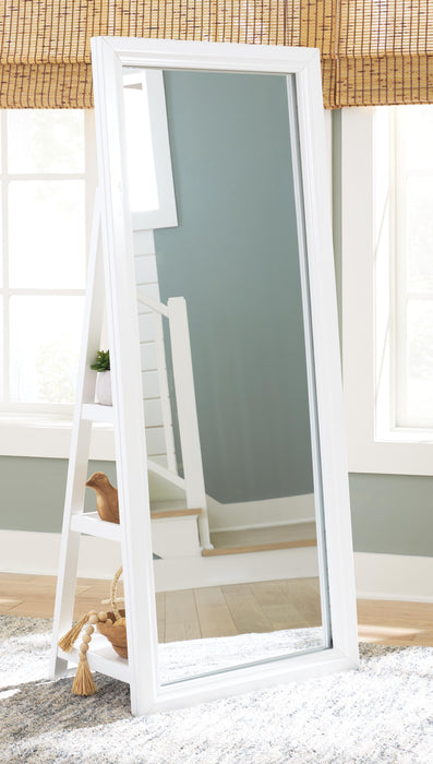 Evesen Floor Standing Mirror/Storage - US Furniture & Mattress (Waterbury,CT)*