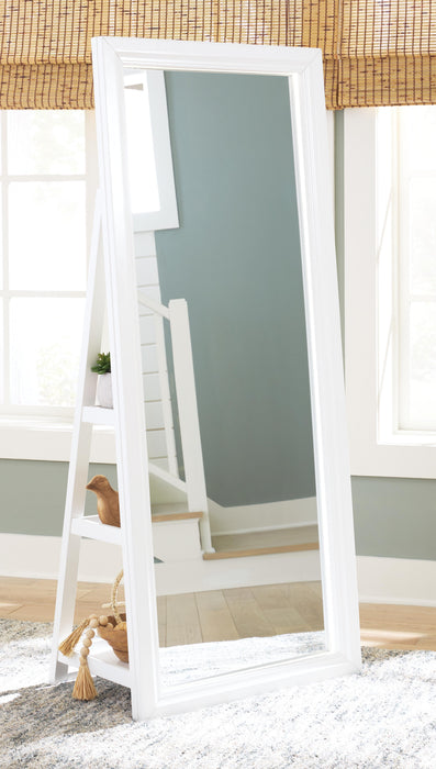Evesen Floor Standing Mirror/Storage - US Furniture & Mattress (Waterbury,CT)*