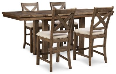 Moriville Counter Height Dining Set - US Furniture & Mattress (Waterbury,CT)*