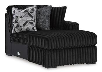 Midnight-Madness Sectional with Chaise - US Furniture & Mattress (Waterbury,CT)*