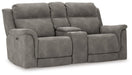 Next-Gen DuraPella Power Reclining Loveseat with Console - US Furniture & Mattress (Waterbury,CT)*
