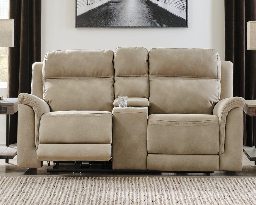 Next-Gen DuraPella Power Reclining Loveseat with Console - US Furniture & Mattress (Waterbury,CT)*