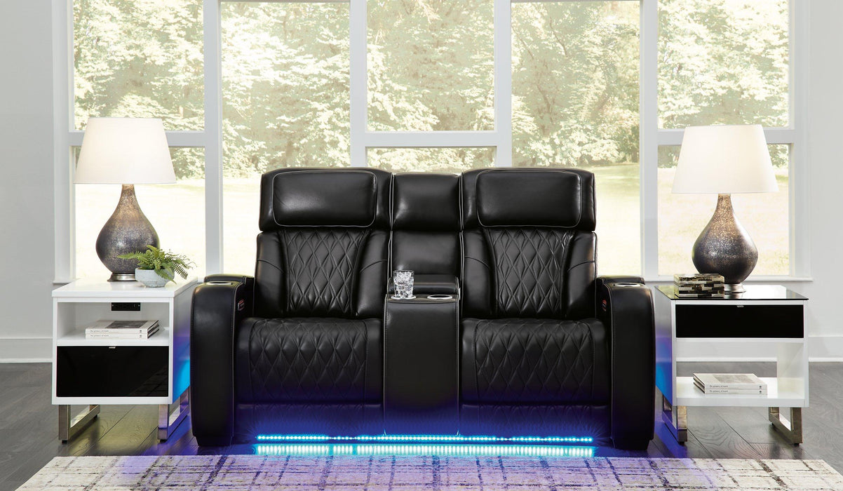 Boyington Power Reclining Loveseat with Console - US Furniture & Mattress (Waterbury,CT)*