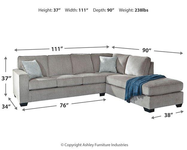 Altari Sectional with Chaise - US Furniture & Mattress (Waterbury,CT)*
