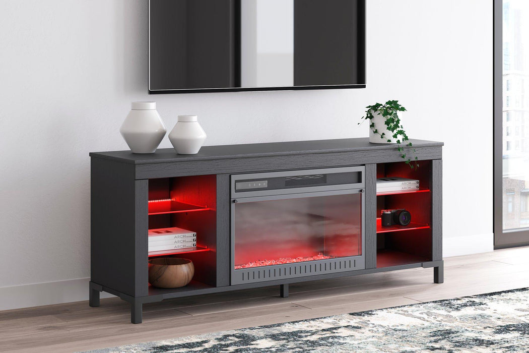 Cayberry 60" TV Stand with Electric Fireplace - US Furniture & Mattress (Waterbury,CT)*