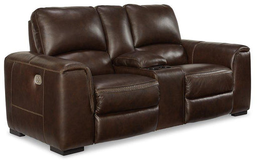Alessandro Power Reclining Loveseat with Console - US Furniture & Mattress (Waterbury,CT)*