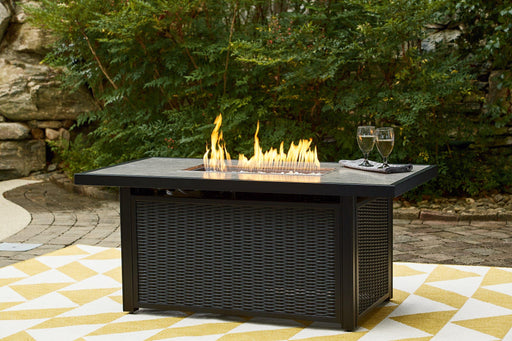 Beachcroft Outdoor Fire Pit Table - US Furniture & Mattress (Waterbury,CT)*
