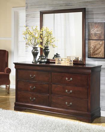 Alisdair Dresser and Mirror - US Furniture & Mattress (Waterbury,CT)*