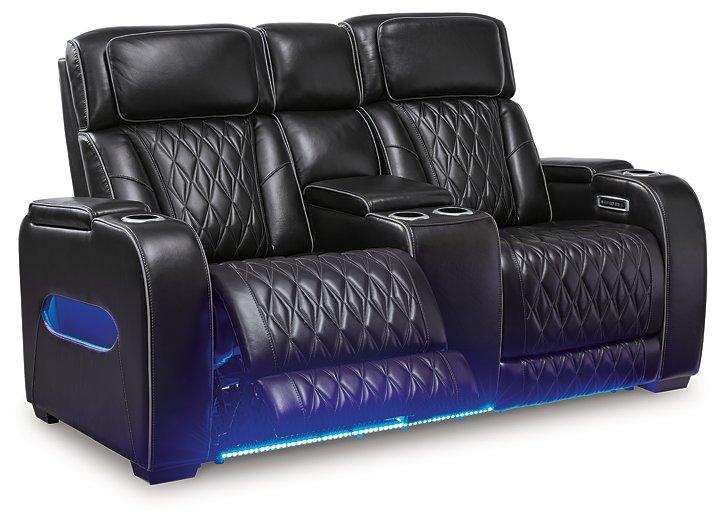 Boyington Power Reclining Loveseat with Console - US Furniture & Mattress (Waterbury,CT)*