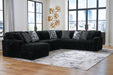 Midnight-Madness Sectional with Chaise - US Furniture & Mattress (Waterbury,CT)*