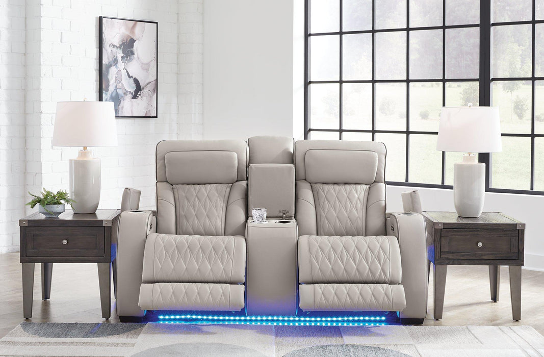 Boyington Power Reclining Loveseat with Console - US Furniture & Mattress (Waterbury,CT)*