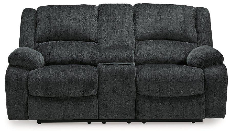 Draycoll Reclining Loveseat with Console - US Furniture & Mattress (Waterbury,CT)*