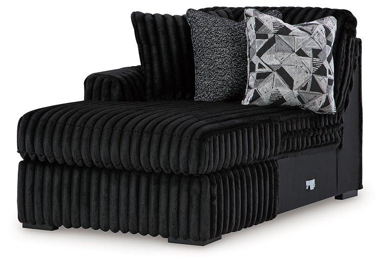 Midnight-Madness Sectional with Chaise - US Furniture & Mattress (Waterbury,CT)*