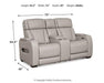 Boyington Power Reclining Loveseat with Console - US Furniture & Mattress (Waterbury,CT)*