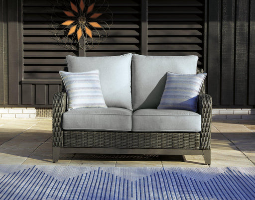 Elite Park Outdoor Loveseat with Cushion - US Furniture & Mattress (Waterbury,CT)*