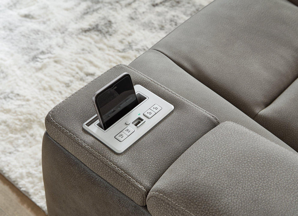 Next-Gen DuraPella Power Reclining Loveseat with Console - US Furniture & Mattress (Waterbury,CT)*