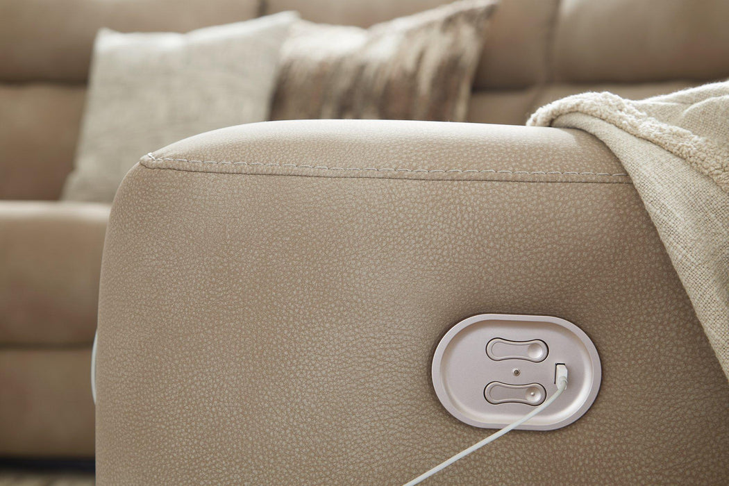 Next-Gen DuraPella Power Reclining Sectional Loveseat - US Furniture & Mattress (Waterbury,CT)*
