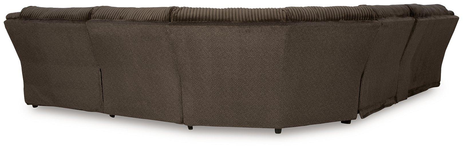 Top Tier Reclining Sectional with Chaise - US Furniture & Mattress (Waterbury,CT)*
