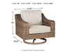 Beachcroft Outdoor Swivel Lounge with Cushion - US Furniture & Mattress (Waterbury,CT)*