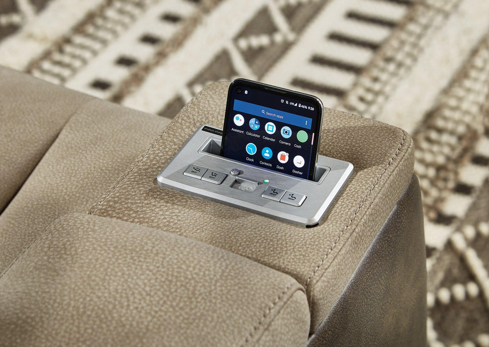 Next-Gen DuraPella Power Reclining Loveseat with Console - US Furniture & Mattress (Waterbury,CT)*