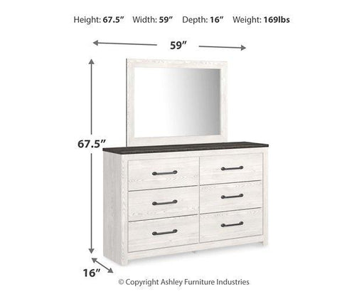Gerridan Dresser and Mirror - US Furniture & Mattress (Waterbury,CT)*