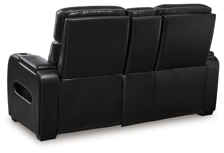 Boyington Power Reclining Loveseat with Console - US Furniture & Mattress (Waterbury,CT)*