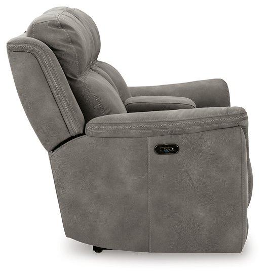Next-Gen DuraPella Power Reclining Loveseat with Console - US Furniture & Mattress (Waterbury,CT)*