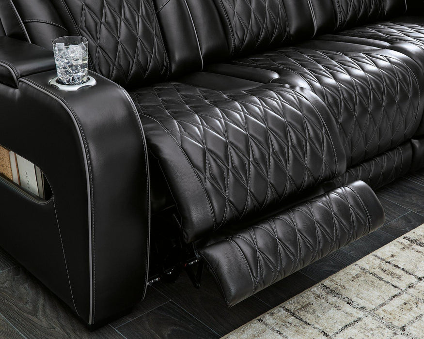 Boyington Power Reclining Loveseat with Console - US Furniture & Mattress (Waterbury,CT)*
