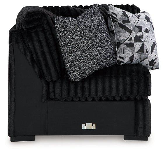 Midnight-Madness Sectional with Chaise - US Furniture & Mattress (Waterbury,CT)*