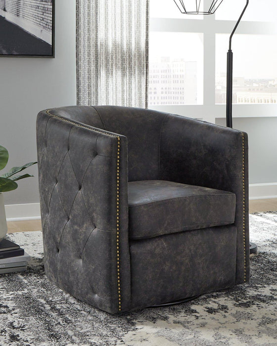 Brentlow Swivel Accent Chair - US Furniture & Mattress (Waterbury,CT)*