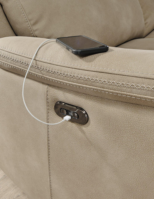 Next-Gen DuraPella Power Reclining Loveseat with Console - US Furniture & Mattress (Waterbury,CT)*