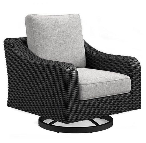 Beachcroft Outdoor Swivel Lounge with Cushion - US Furniture & Mattress (Waterbury,CT)*