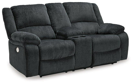 Draycoll Power Reclining Loveseat with Console - US Furniture & Mattress (Waterbury,CT)*