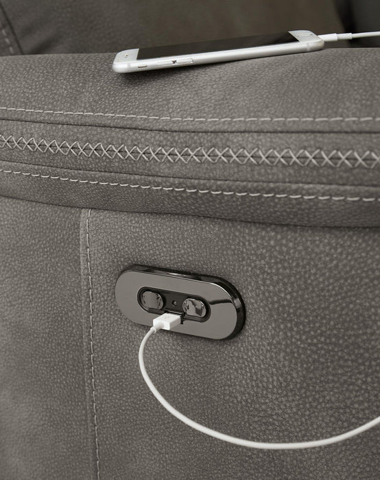 Next-Gen DuraPella Power Reclining Loveseat with Console - US Furniture & Mattress (Waterbury,CT)*