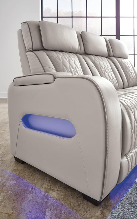 Boyington Power Reclining Loveseat with Console - US Furniture & Mattress (Waterbury,CT)*