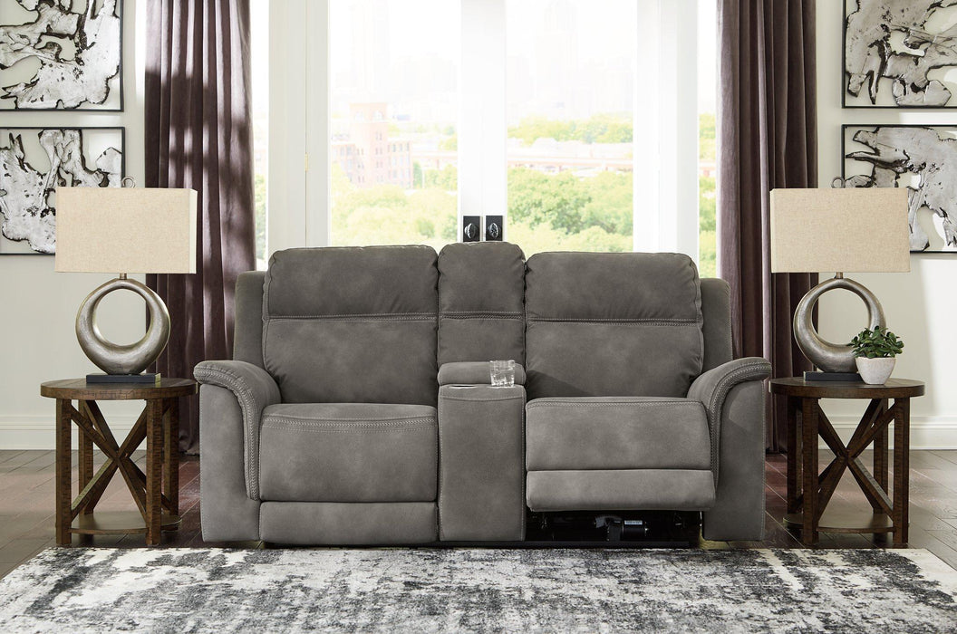 Next-Gen DuraPella Power Reclining Loveseat with Console - US Furniture & Mattress (Waterbury,CT)*