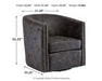 Brentlow Swivel Accent Chair - US Furniture & Mattress (Waterbury,CT)*