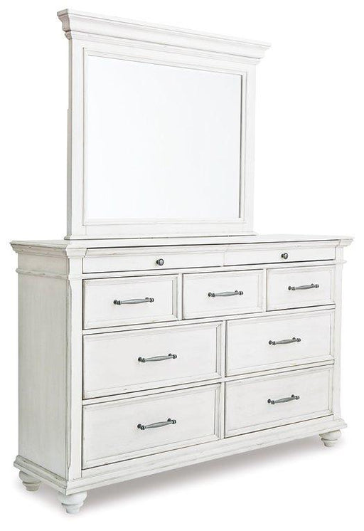 Kanwyn Dresser and Mirror - US Furniture & Mattress (Waterbury,CT)*