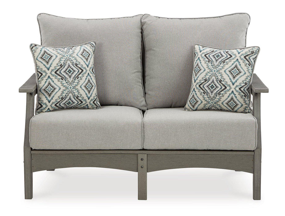 Visola Outdoor Sofa and Loveseat Set - US Furniture & Mattress (Waterbury,CT)*
