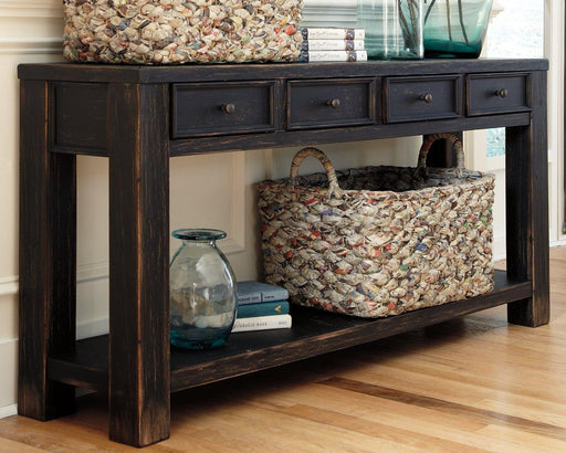 Gavelston Sofa/Console Table - US Furniture & Mattress (Waterbury,CT)*