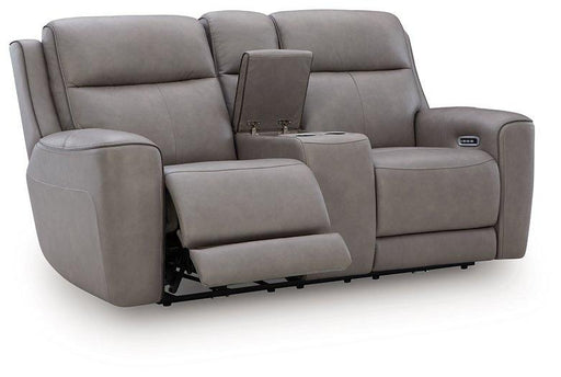 5Z-Comfort Power Reclining Loveseat with Console - US Furniture & Mattress (Waterbury,CT)*