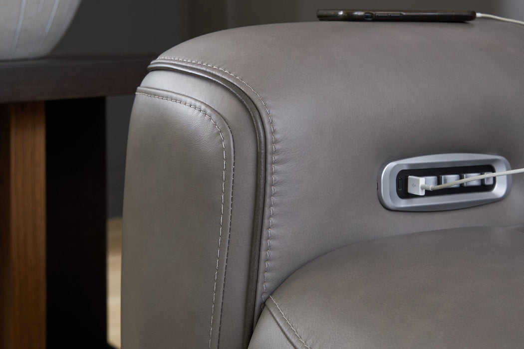 5Z-Comfort Power Reclining Loveseat with Console - US Furniture & Mattress (Waterbury,CT)*