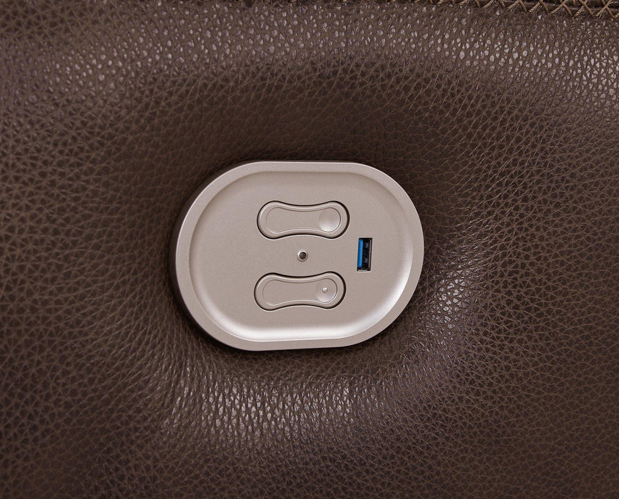 Alessandro Power Reclining Loveseat with Console - US Furniture & Mattress (Waterbury,CT)*