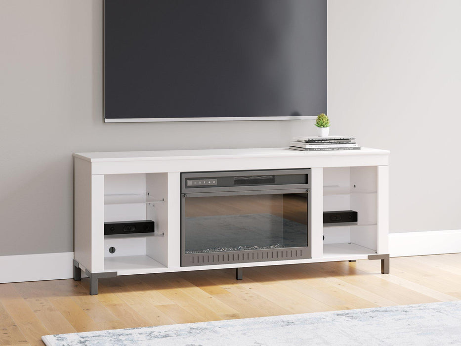 Brollevi 60" TV Stand with Electric Fireplace - US Furniture & Mattress (Waterbury,CT)*