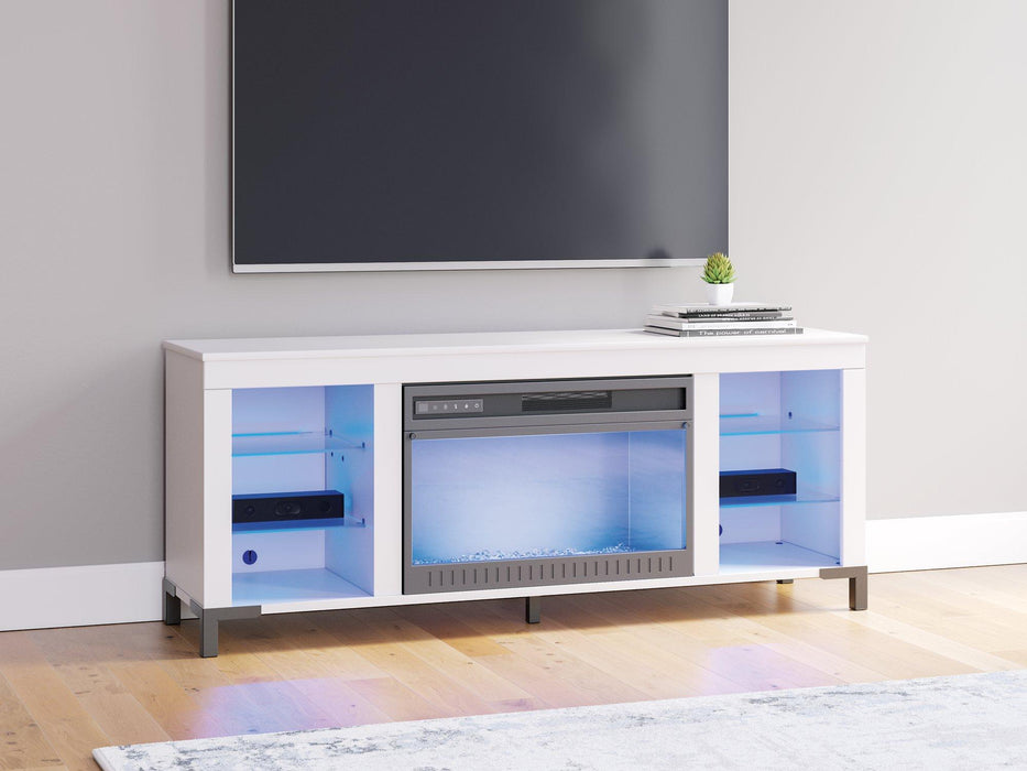 Brollevi 60" TV Stand with Electric Fireplace - US Furniture & Mattress (Waterbury,CT)*