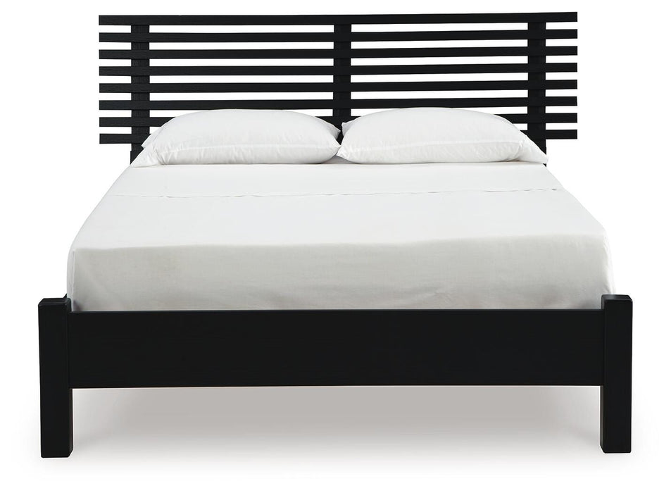 Danziar Queen Slat Bed - US Furniture & Mattress (Waterbury,CT)*