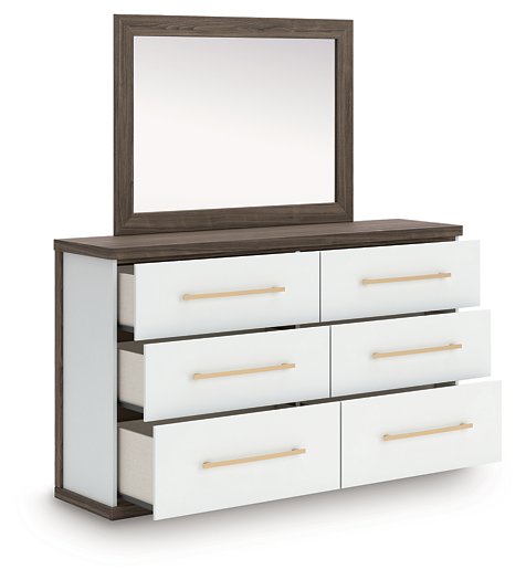 Kendanport Dresser and Mirror